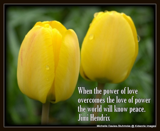 Peace Quote by Jimi Hendrix
