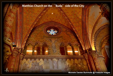 Beautiful detailed interior of Beautiful detailed interior of the Matthias Church, Budapest.