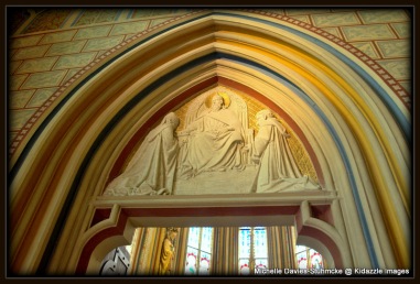 Last photo showing the interior of Matthias Church, Budapest.